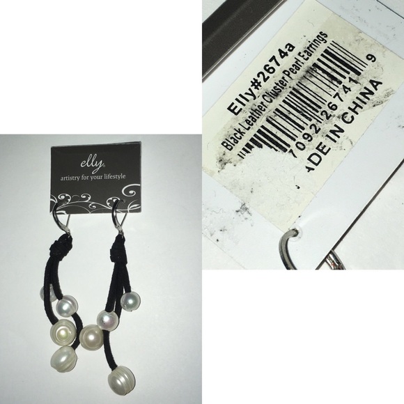 3pcs Fashion Earrings Bundle Acrylic Butterfly Hoops Pearl Dangle Drop - Picture 4 of 4